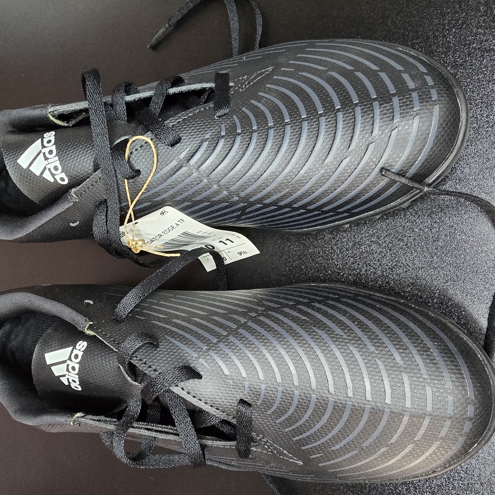 Adidas Black Soccer Cleats